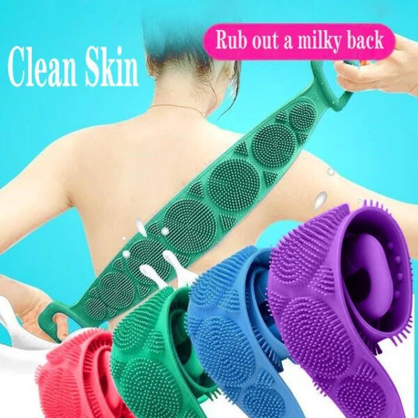magic silicone brushes bath towels | rubbing back mud peeling body massage shower extended | scrubber skin clean brushes bathroom