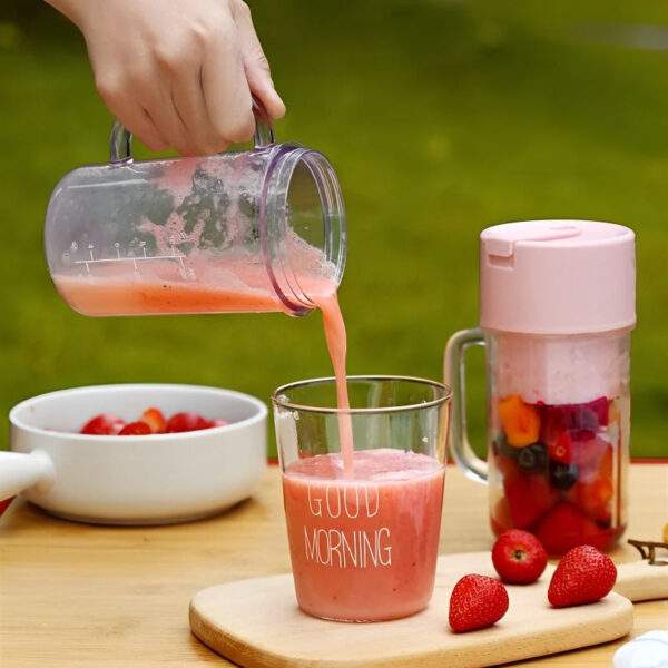 crusher juicer 2 in 1 mini portable usb rechargeable high quality 6 blades
