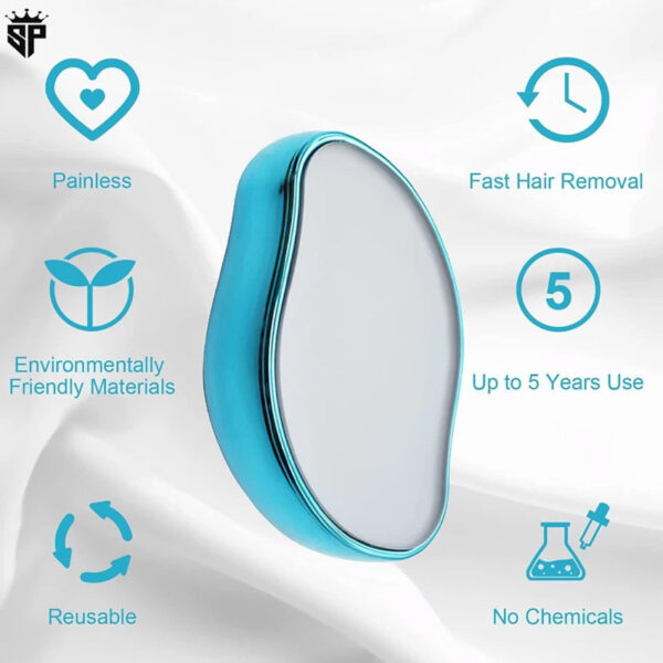 portable magic hair remover for arms legs back , crystal hair eraser