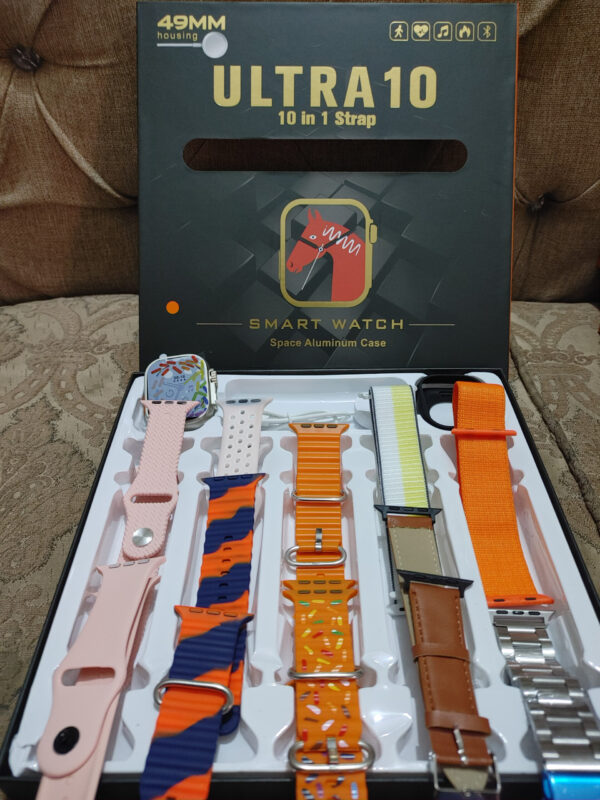 ultra 10 smartwatch | 10 in 1 series 8 big 2.0′ hd screen