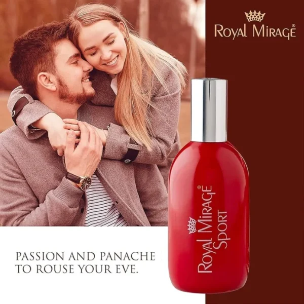 royal mirage sport eau de cologne 120ml | long lasting unisex perfume
