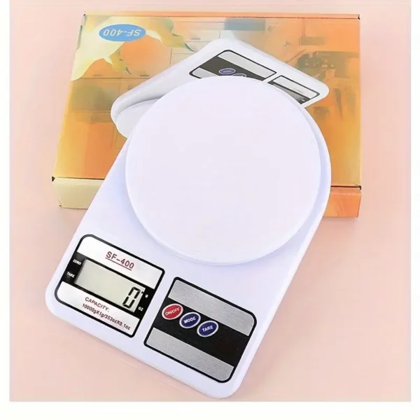 digital kitchen weighing scale | 10kg capacity | high precision lcd display with tare function