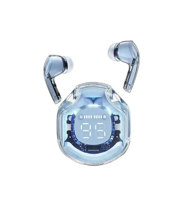 air 39 transparent bluetooth earbuds | high quality sound, super bass, enc technology, hd calling, bluetooth 5.3