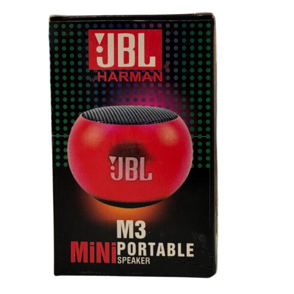 jbl m3 mini portable bluetooth speaker | compact | powerful bass | long battery life | random color
