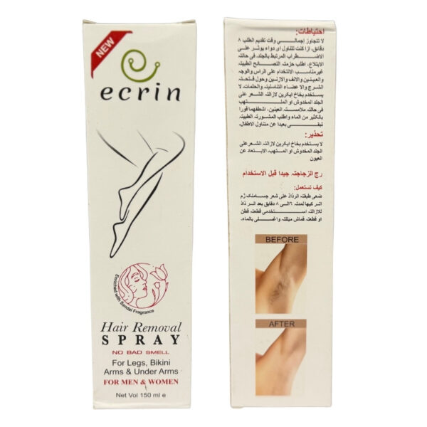 ecrin hair removal spray for men and women | hair removal spray