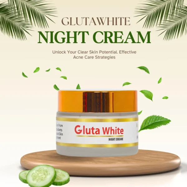 gluta white day & night cream | whitening | anti aging | 50g