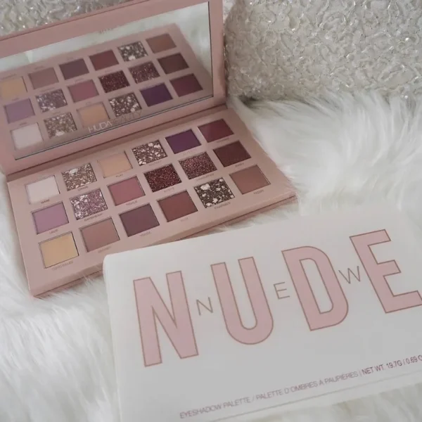 18 colors nude eyeshadow palette | matte & shimmer pigmented shades | long lasting eye makeup