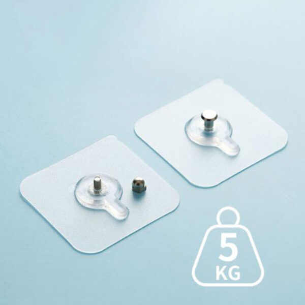 4 pcs punch free screws hanger non marking screw stickers wall picture