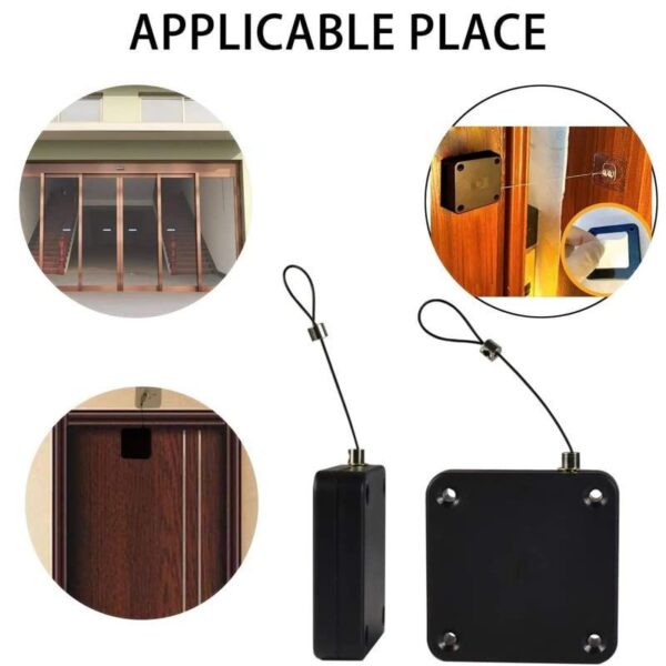 portable automatic door closer –|punch free, self closing with pull force