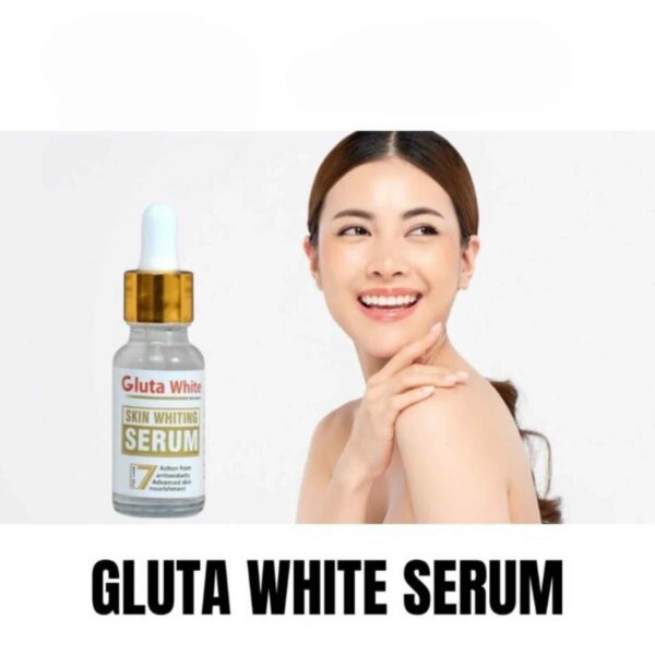 gluta white face glowing serum | skin & glutathione brightening | 30ml