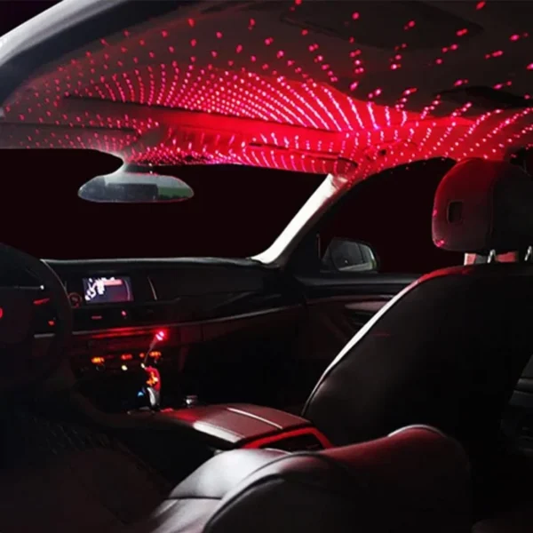 led galaxy star usb decoration light | starry laser projector night light for home & car