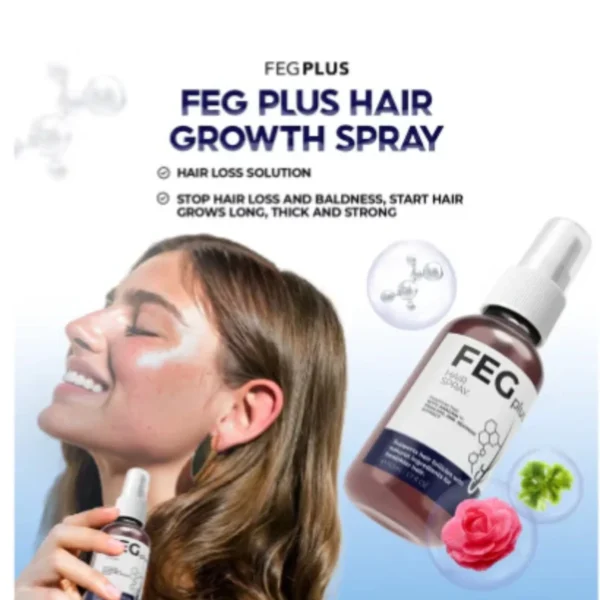 feg hair growth & anti hair loss serum – 50ml | feg plus hair growth spray in pakistan | fast regrowth & anti hair fall solution