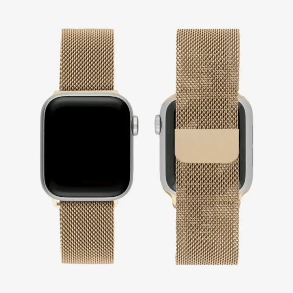 gold | apple watch milanese magnetic loop strap | stainless steel band | 42mm / 44mm / 45mm