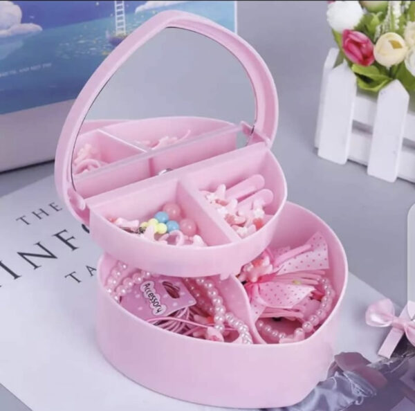 jewellery box for girls | heart shape jewellery box