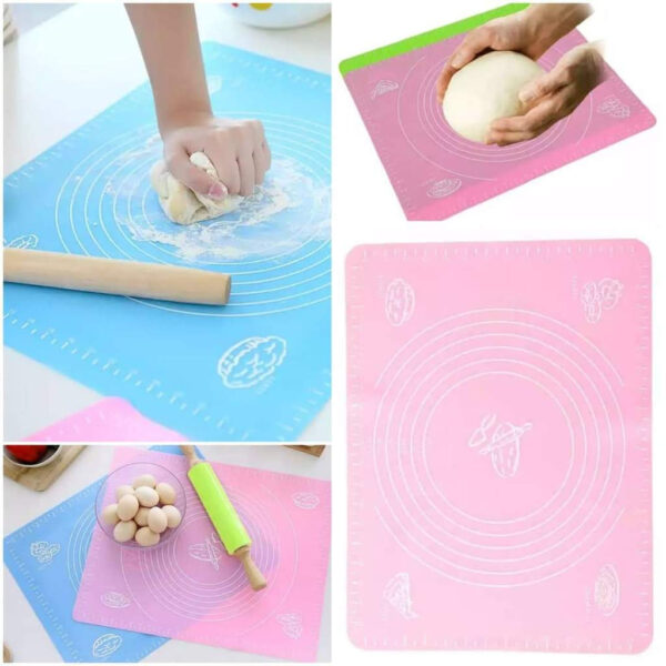 roti mat | kitchen mat | baking sheet ( random color) | heat resistant, non stick & durable
