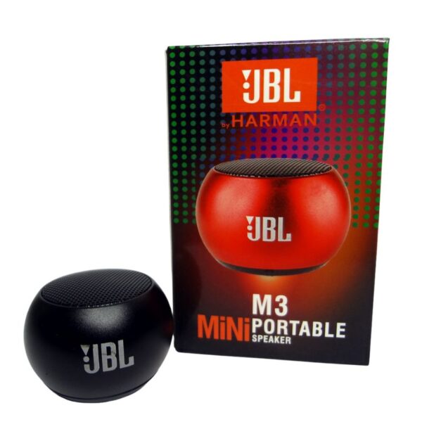 jbl m3 mini portable bluetooth speaker | compact | powerful bass | long battery life | random color