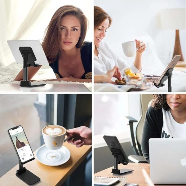 universal foldable mobile & tablet stand | adjustable multi angle holder