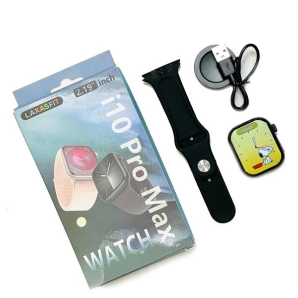 i10 pro max smart watch series 9 – bluetooth calling, hd display, fitness & health tracker | random colors