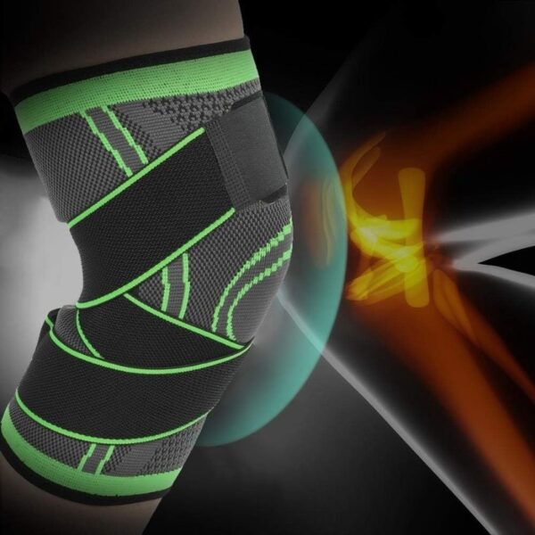 adjustable 3d knee support band | pressure weave brace for men & women| 1 pc