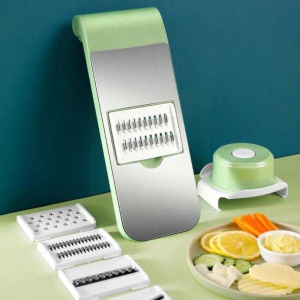 multifunctional 5 blade vegetable cutter & grater | random colors