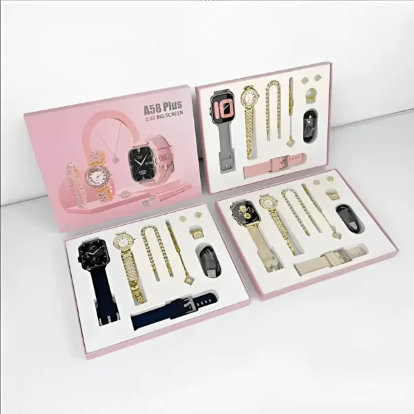 a58 plus 6 in 1 smartwatch for women | perfect for gift | random color
