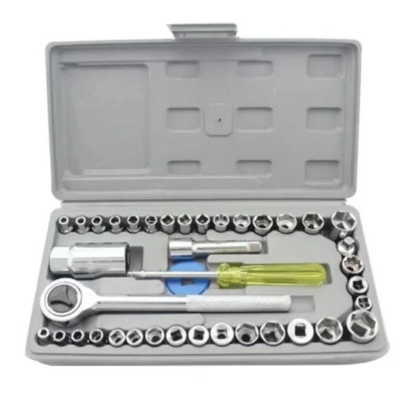40pcs aiwa socket wrench tool kit | stainless steel, durable, multi purpose