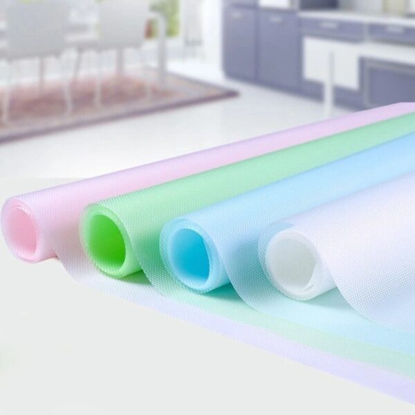 refrigerator, table & drawer mats | shelf liners, washable & waterproof (random colors)