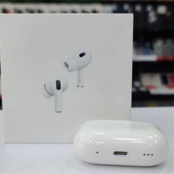 white airpods pro 2 | 2nd generation | seamless sound & smart features
