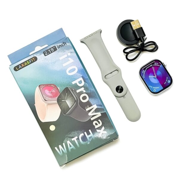i10 pro max smart watch series 9 – bluetooth calling, hd display, fitness & health tracker | random colors