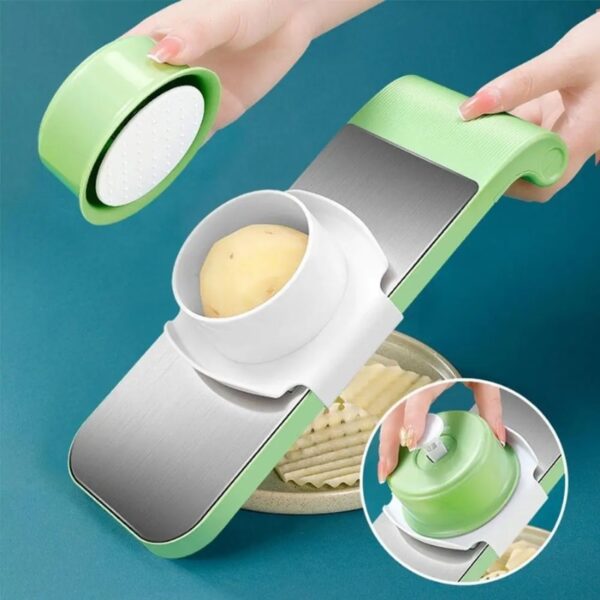 multifunctional 5 blade vegetable cutter & grater | random colors