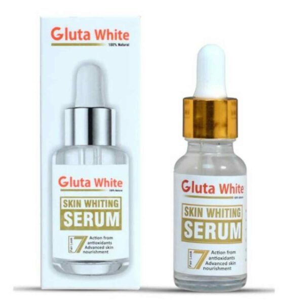 gluta white face glowing serum | skin & glutathione brightening | 30ml