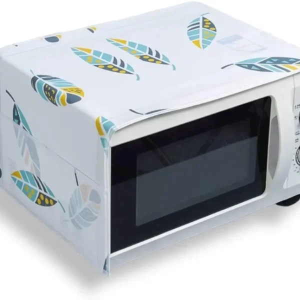 oven & microwave cover waterproof oil dust protection with double side pockets