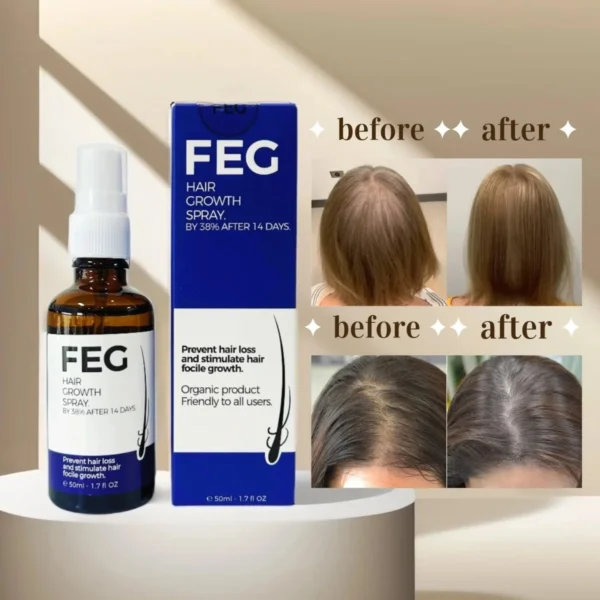 feg hair growth & anti hair loss serum – 50ml | feg plus hair growth spray in pakistan | fast regrowth & anti hair fall solution