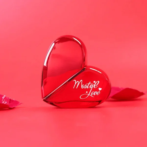 mutual love perfume for women | heart shaped bottle edp – 50ml | floral fruity long lasting scent