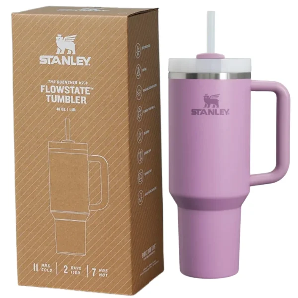 stanley 40 oz (1200ml) stainless steel tumbler | leak proof insulated travel mug | hot & cold