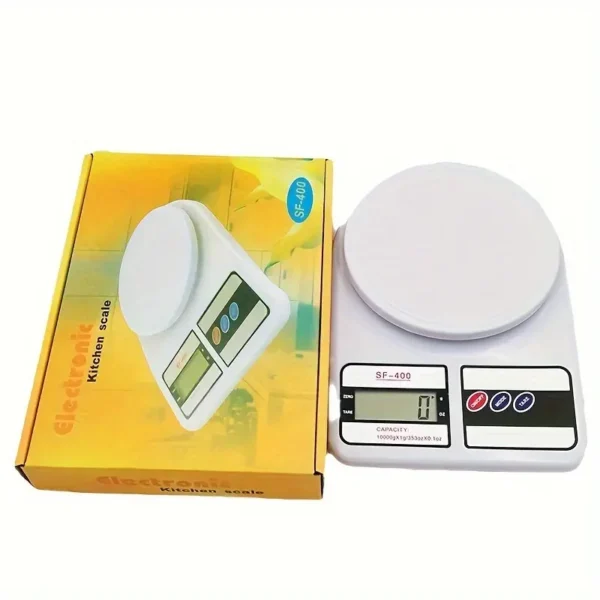 digital kitchen weighing scale | 10kg capacity | high precision lcd display with tare function