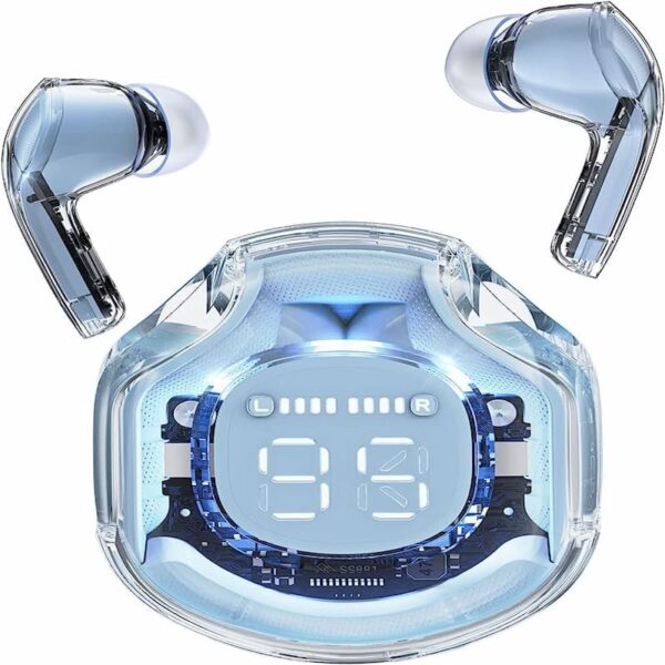 air 39 transparent bluetooth earbuds | high quality sound, super bass, enc technology, hd calling, bluetooth 5.3