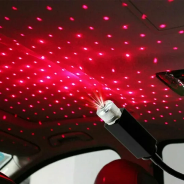 led galaxy star usb decoration light | starry laser projector night light for home & car