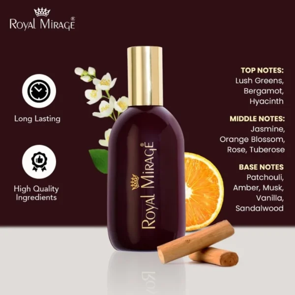 royal mirage eau de cologne spray | 120ml unisex perfume