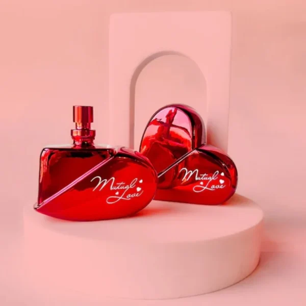 mutual love perfume for women | heart shaped bottle edp – 50ml | floral fruity long lasting scent