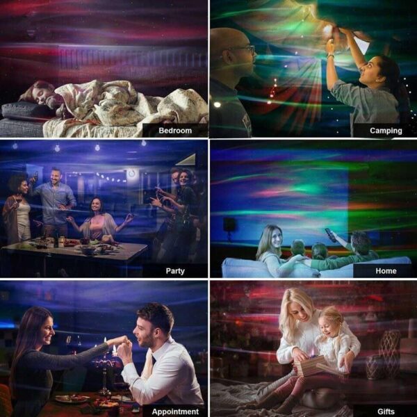 led starry projection light with remote control | a7 led starry projection light
