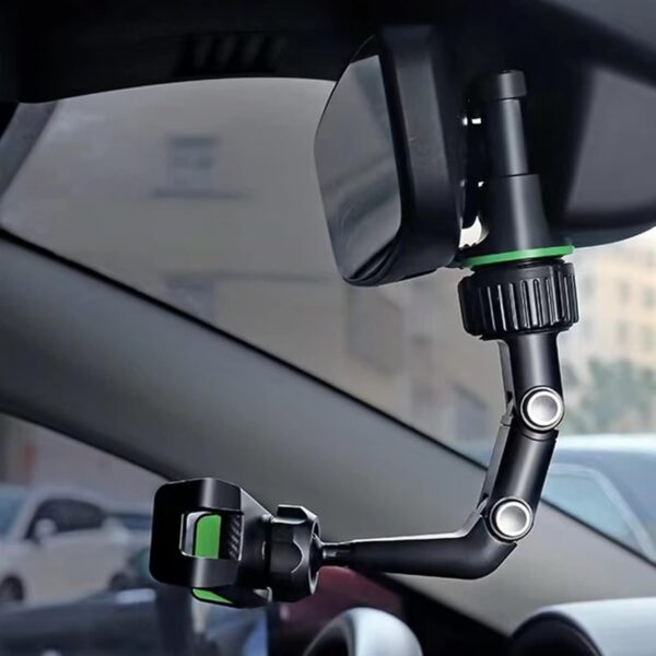 mobile stand high quality | 360° universal car rearview mirror phone holder | secure & adjustable mount