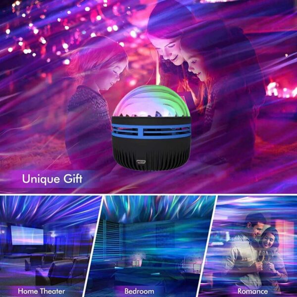 led starry projection light with remote control | a7 led starry projection light