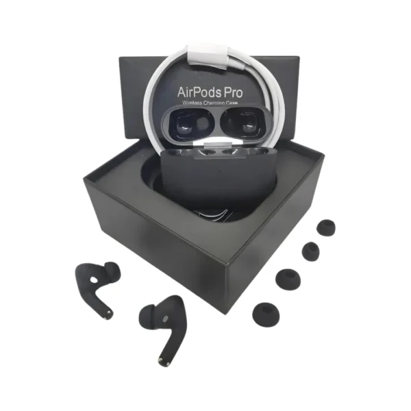 black galaxy airpods pro 2 | 2nd generation | high quality with smart features