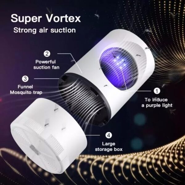 portable usb mosquito killer lamp safe, silent & chemical free