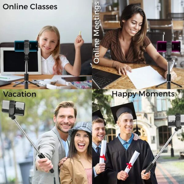 neepho p170s selfie stick tripod | premium metal build for ultimate stability