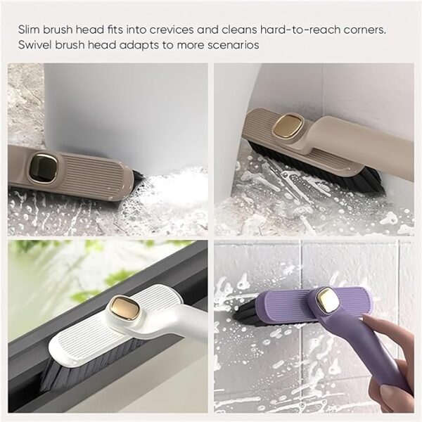 multi function rotating crevice cleaning brush, 360° deep |clean for hard to reach gaps | ideal for home, kitchen & bathroom