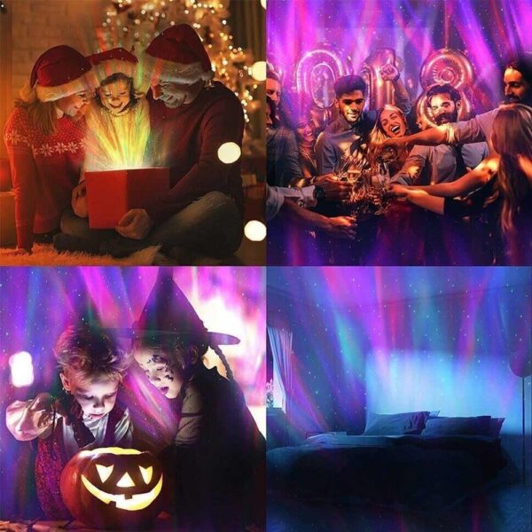 led starry projection light with remote control | a7 led starry projection light