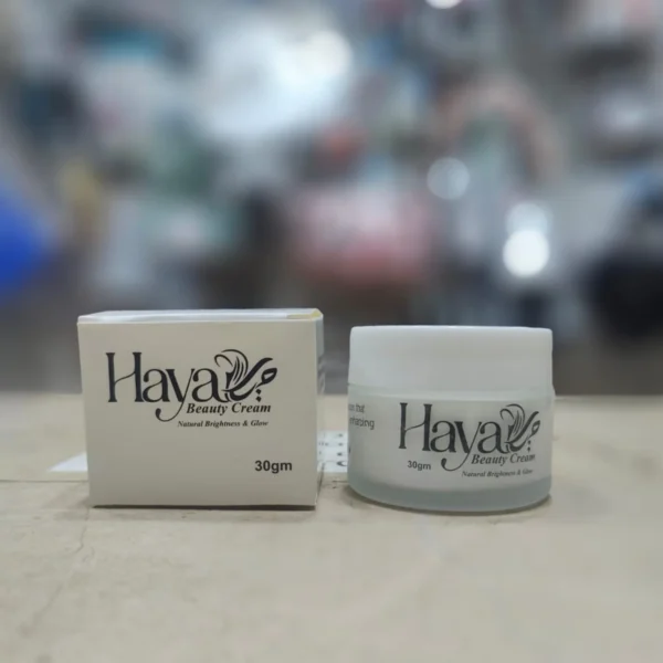 haya beauty cream 30gm | natural brightness & glow formula for radiant skin