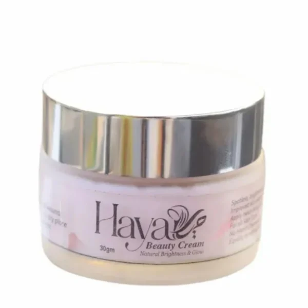 haya beauty cream 30gm | natural brightness & glow formula for radiant skin